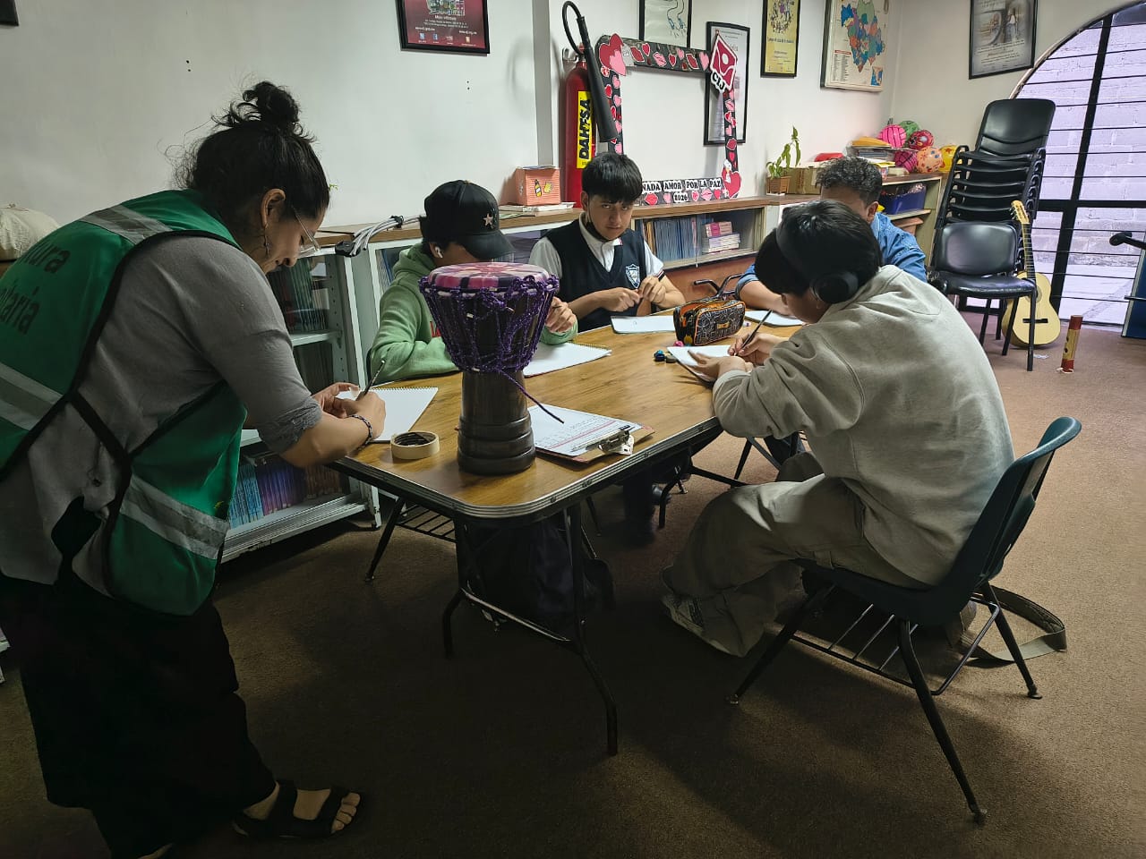 Actividad Cultural Comunitaria: Convite cultural en el Centro de Integración Juvenil, Tlaxcala de Xicohténcatl, Tlaxcala